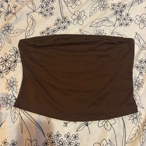 SHEIN Brown Crop Top